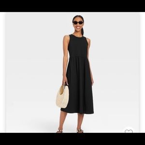 A New Day black ballet dress with pockets